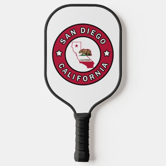San Diego California Pickleball Schläger (Rückseite)
