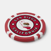 San Diego California Pokerchips (Einzeln)