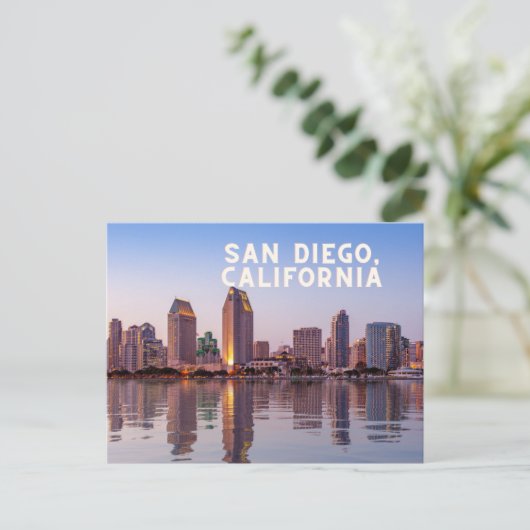 San Diego California Postkarte (Stehend Vorderseite)