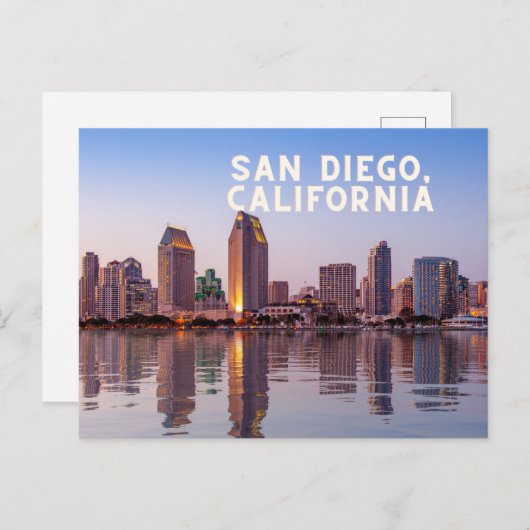 San Diego California Postkarte (Vorne/Hinten)