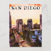 San Diego California Postkarte (Vorderseite)