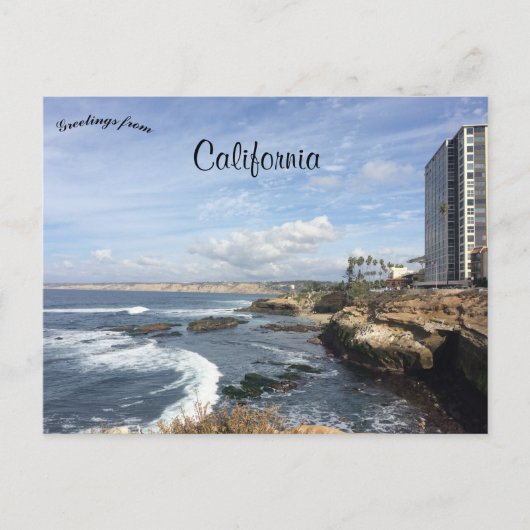 San Diego California Postkarte (Vorderseite)