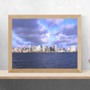 San Diego California Skyline Fotografie Poster