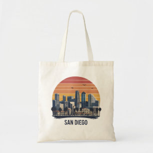 San Diego California Skyline–Moderne Stadtlandscha Tragetasche