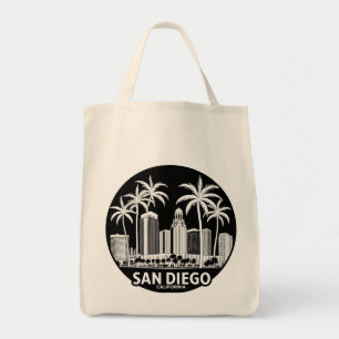 San Diego California Skyline Tragetasche