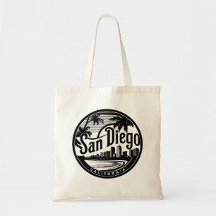 San Diego California Skyline Tragetasche