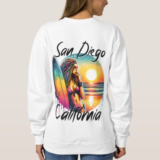 San Diego California Sweatshirt (Rückseite)