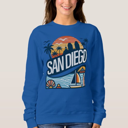 San Diego California Sweatshirt (Vorderseite)