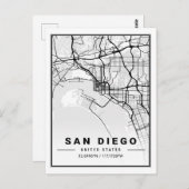 San Diego California USA Reisen Postkarte (Vorne/Hinten)