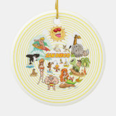 San Diego Cartoon Keramik Ornament (Hinten)