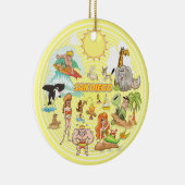 San Diego Cartoon Keramik Ornament Obelisk (Rechts)