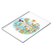 San Diego Cartoon Notizblock (Linke Seite)