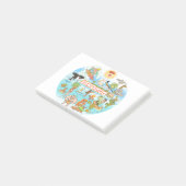 San Diego Cartoon Post-it Klebezettel (angewinkelt)