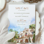 San Diego Casa del Prado CA Save the Date Karte