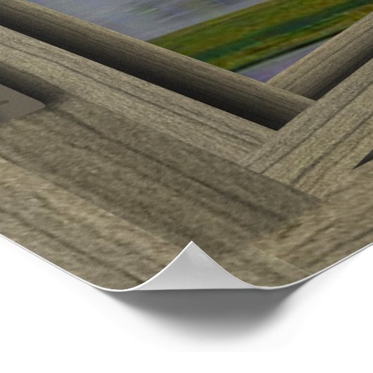 San Diego City Scape durch ein Open-Window-Poster Poster (Ecke)