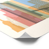 San Diego City Skyline Poster (Ecke)