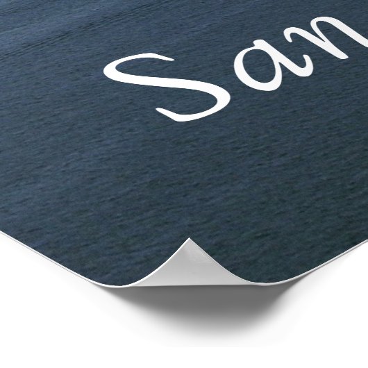 San Diego Coronado Bridge Poster (Ecke)