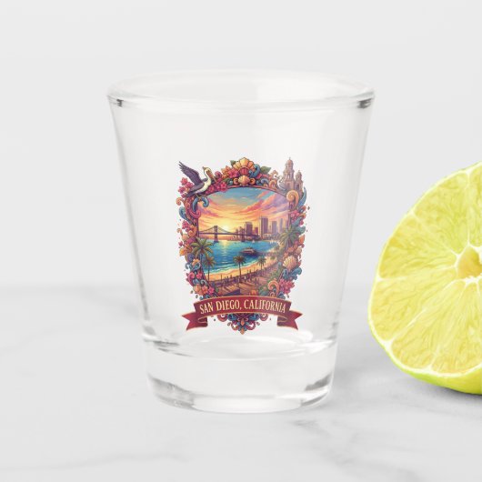San Diego Coronado Schnapsglas (Vorderseite)