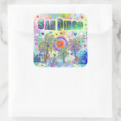 San Diego Deep Dream Sticker (Tasche)