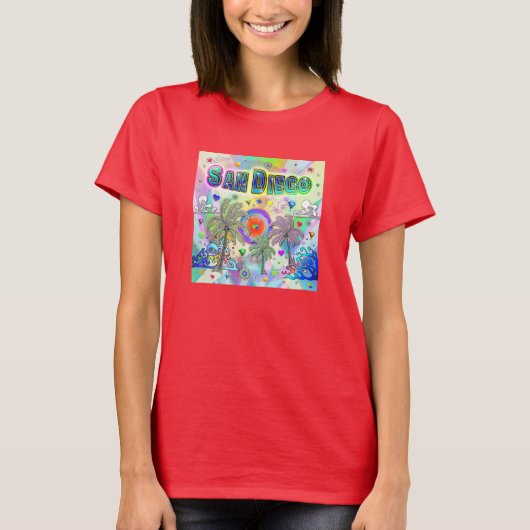 San Diego Deep Dream T - Shirt (Vorderseite)