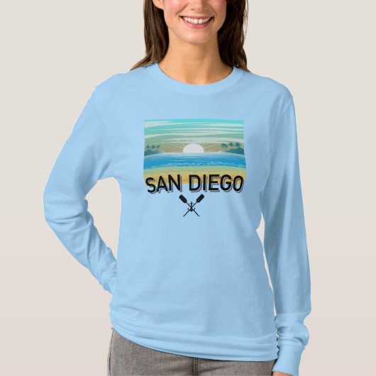 San Diego Design - Basic Long Sleeve T - Shirt (Vorderseite)