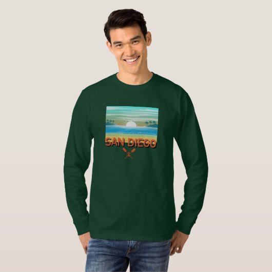 San Diego Design - Basic Long Sleeve T - Shirt (Vorne ganz)