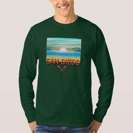 San Diego Design - Basic Long Sleeve T - Shirt (Vorderseite)