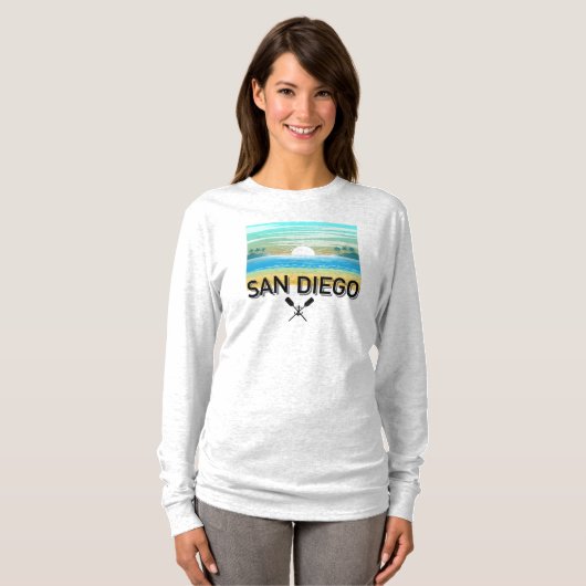 San Diego Design - Basic Long Sleeve T - Shirt (Vorne ganz)