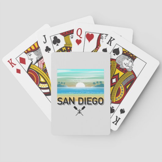San Diego Design - Classic Playing Cards Spielkarten (Rückseite)