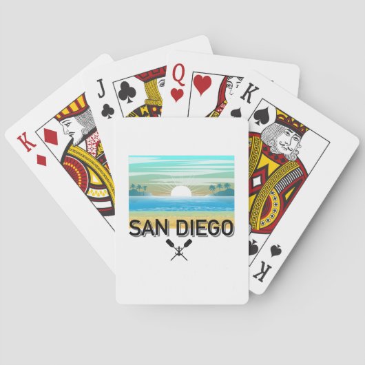 San Diego Design - Classic Playing Cards Spielkarten (Rückseite)