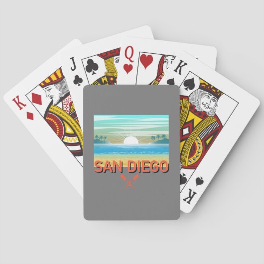 San Diego Design - Classic Playing Cards Spielkarten (Rückseite)