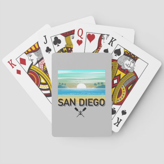 San Diego Design - Classic Playing Cards Spielkarten (Rückseite)