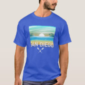 San Diego Design - Dark T - Shirt (Vorderseite)