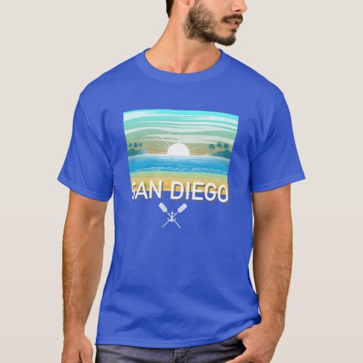 San Diego Design - Dark T - Shirt (Vorderseite)