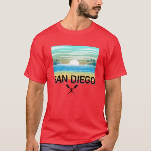 San Diego Design - Dark T - Shirt (Vorderseite)