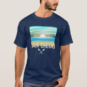 San Diego Design - Dark T - Shirt (Vorderseite)
