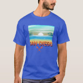 San Diego Design - Dark T - Shirt (Vorderseite)