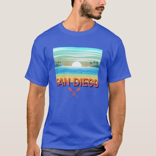 San Diego Design - Dark T - Shirt (Vorderseite)