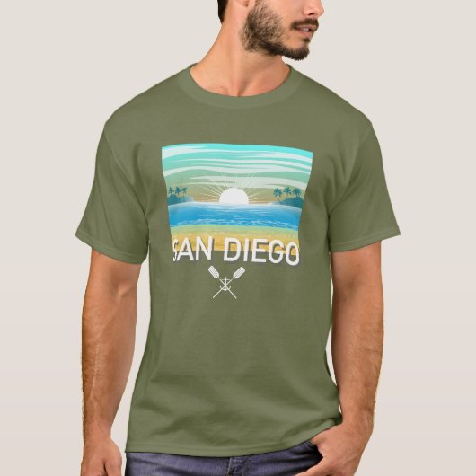 San Diego Design - Dark T - Shirt (Vorderseite)
