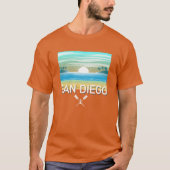 San Diego Design - Dark T - Shirt (Vorderseite)
