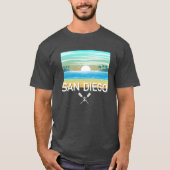 San Diego Design - Dark T - Shirt (Vorderseite)