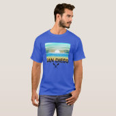 San Diego Design - Dark T - Shirt (Vorne ganz)