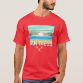 San Diego Design - Dark T - Shirt (Vorderseite)