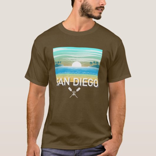 San Diego Design - Dark T - Shirt (Vorderseite)