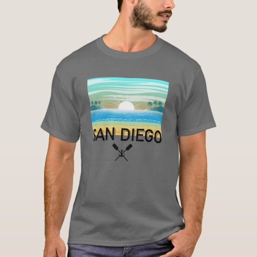 San Diego Design - Dark T - Shirt (Vorderseite)