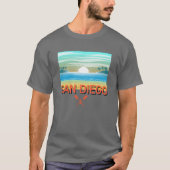 San Diego Design - Dark T - Shirt (Vorderseite)