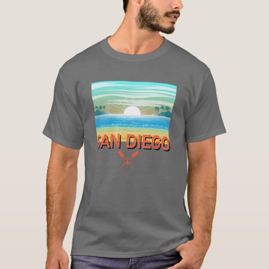 San Diego Design - Dark T - Shirt (Vorderseite)