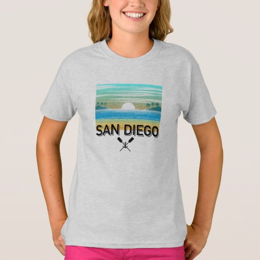 San Diego Design - Girls' Basic T - Shirt (Vorderseite)