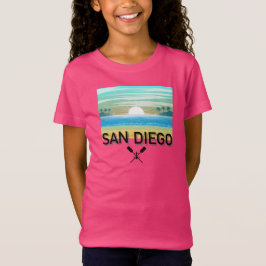 San Diego Design - Girls' Fine Jersey T - Shirt