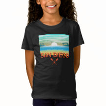 San Diego Design - Girls' Fine Jersey T - Shirt